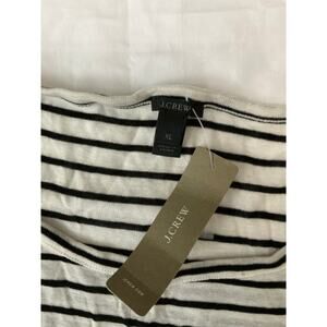 Black and White Striped J. Crew Top